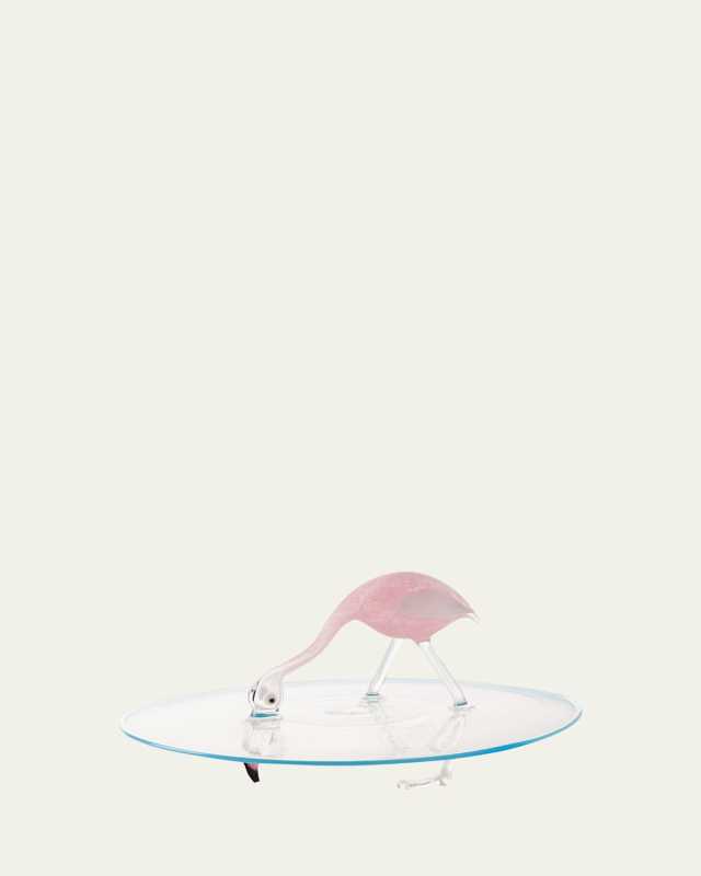 Flamingo Cake Plate
